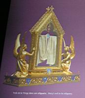 Chartres, Cathedrale, Le Voile de la Vierge dans son reliquaire